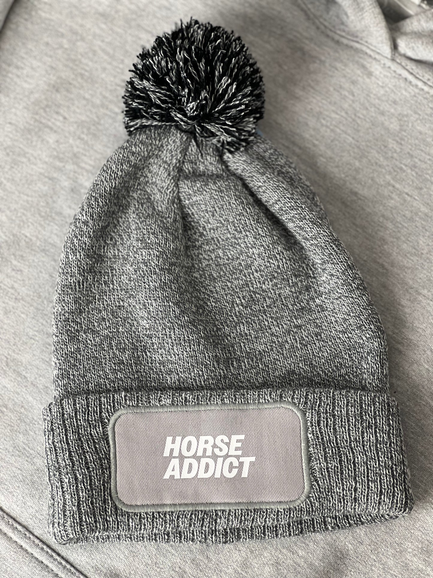 Bonnet Horse Addict Gris
