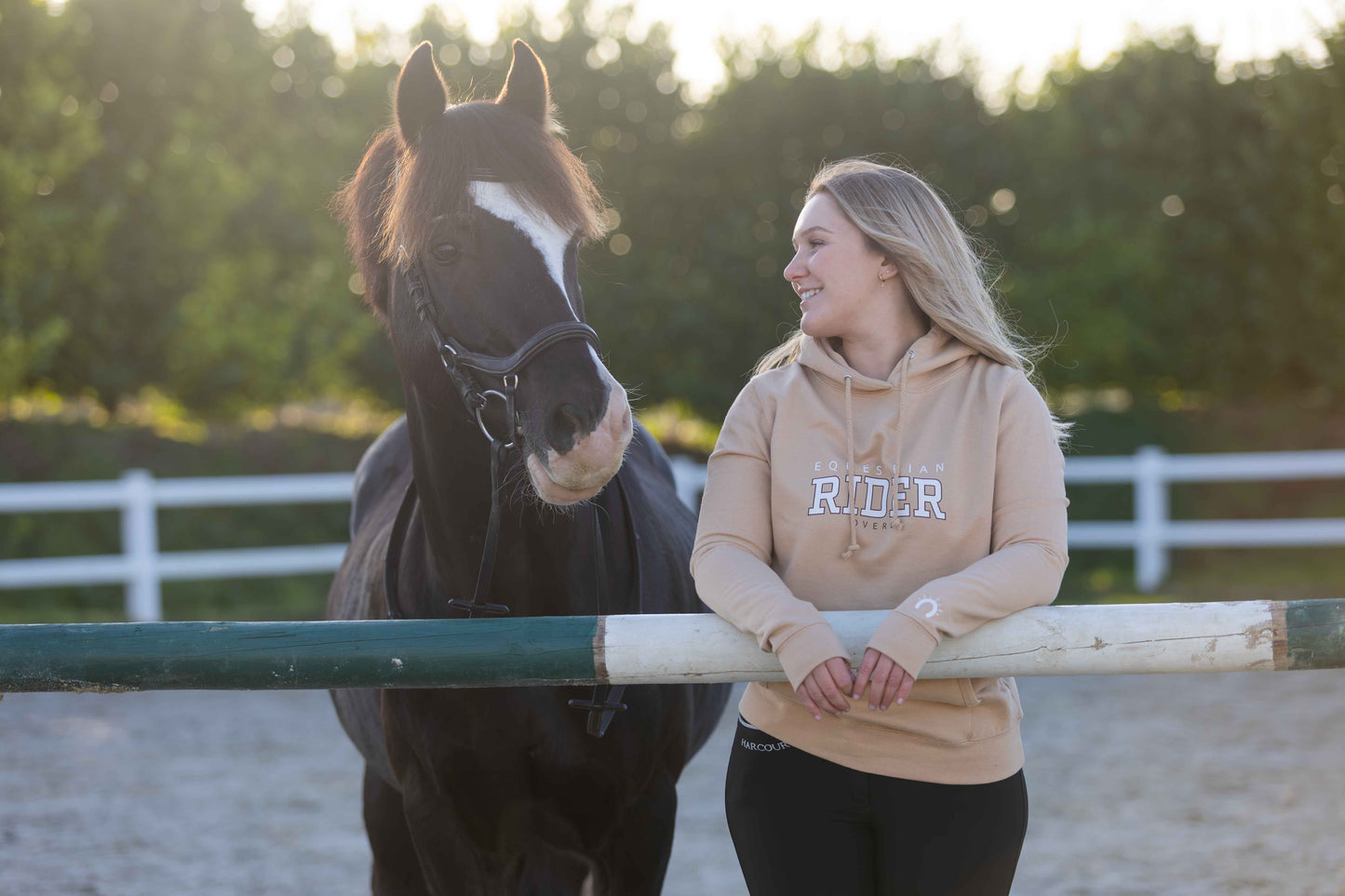 Hoodie Equestrian Rider Overly
