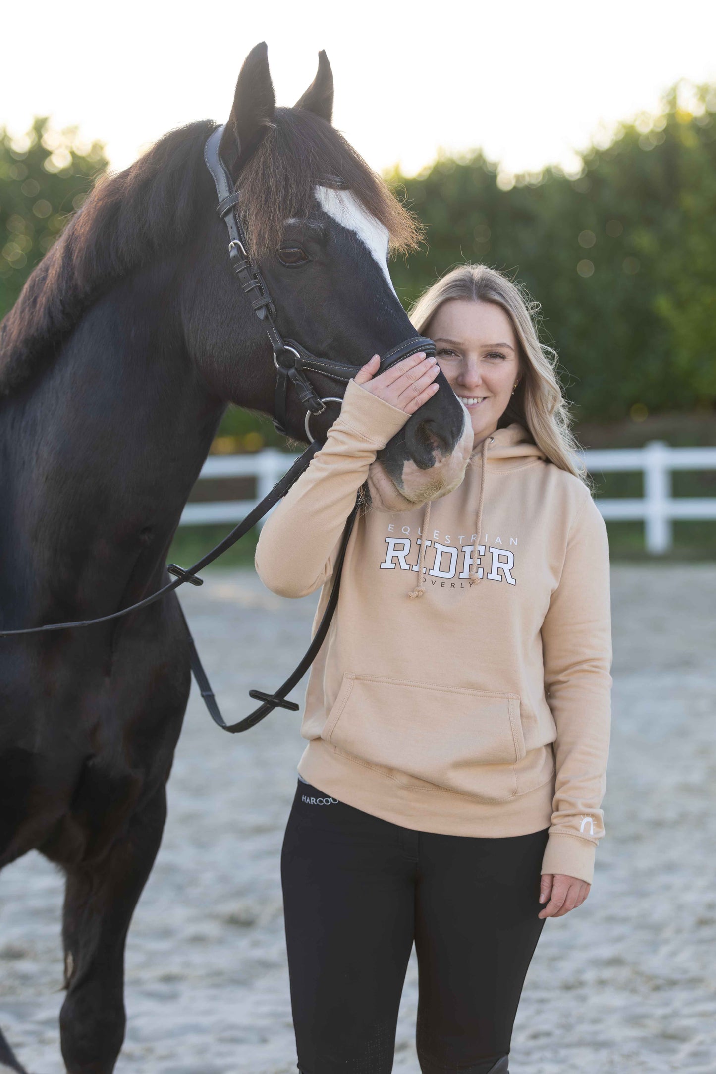 Hoodie Equestrian Rider Overly