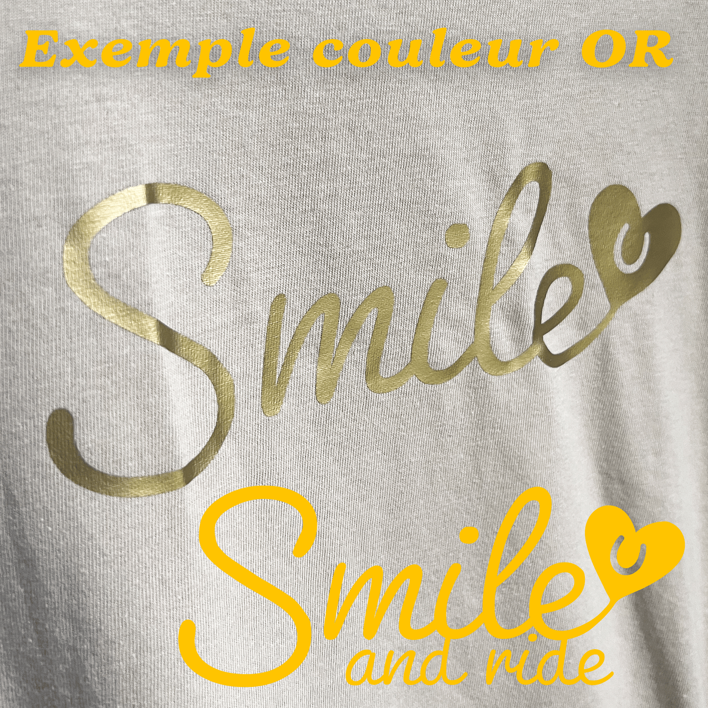 T-Shirt Femme Smile and Ride