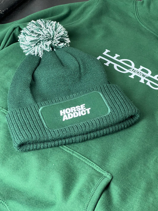 Bonnet Horse Addict Vert Sapin
