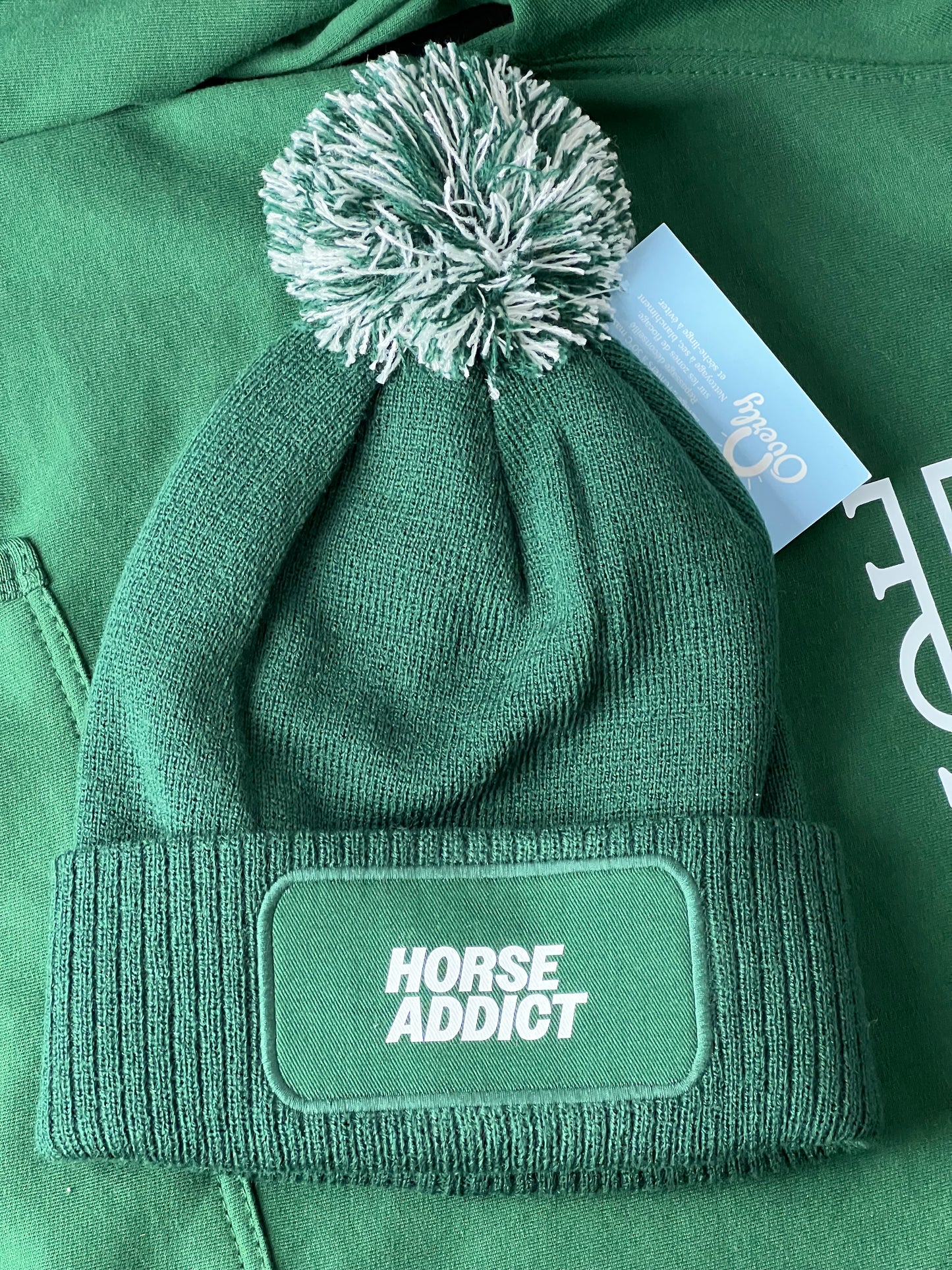 Bonnet Horse Addict Vert Sapin