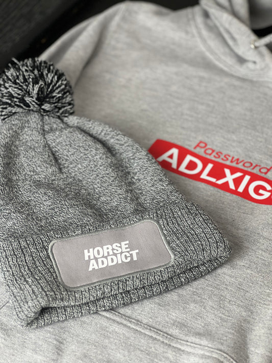 Bonnet Horse Addict Gris