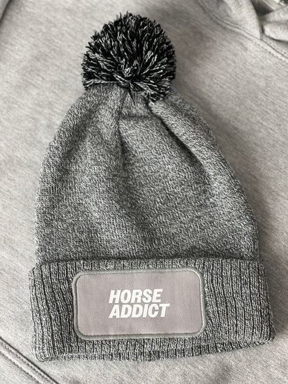 Bonnet Horse Addict Gris